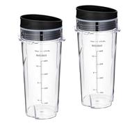 Tazza For Frullatore, Tazze Di Ricambio Da 16 Once, Compatibili Con Ninja, For Frullatore Personale Compatto QB3001SS Fit, Con Coperchi