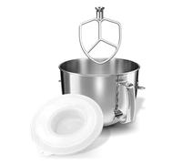 Tazza For Mescolare, For Ciotola For Mixer AA78-6QT Con Coperchio For Ciotola, Accessorio For Frusta A Paletta Di Ricambio For Robot Da Cucina Kitchenaid