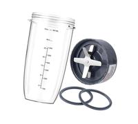 Tazza Frullatore Con Lama, Compatibile Con Nutribullet, Parti Di Ricambio for Frullatore Estrattore Grande 600w 900w Pro 32oz