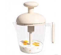 Tazza Frullauova | Miscelatore A Pressione Manuale Per Uova E Bevande - 550ml Multifunzione Cucina Frullatore Per Frullati Burro Crema Bevute Impasto Miscelazione | Per Cucina Casa Dormitorio Panifici