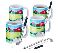Tazza golf Mug divertente 250 ml Ceramica Tazza da golf Tazza con putter