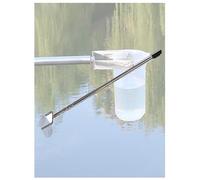 Tazza graduata for campionatore d'acqua, asta telescopica in acciaio inossidabile for campionamento delle acque reflue, campionatore di acque reflue profonde for fiume/lago(111cm-300cm)