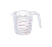 Tazza graduata in silicone spesso da 250-1000 ml con manico - Scala trasparente Misurazione in millilitri Tazza da forno in millilitri((2)-1PCS)