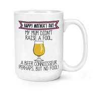Tazza Grande Da 15oz Per Beer Connoisseur Per La Festa Della Mamma Divertente