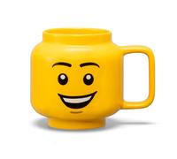 Tazza grande in ceramica con volto di bambino sorridente