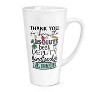 Tazza Grande Latte Personalizzata 17oz Con Grazie Assoluta Per Il Vice Preside