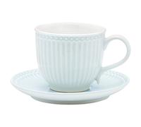 Tazza Greengate Con Saucer ALICE Blu Tazza Da Caffè Everyday PALE BLUE