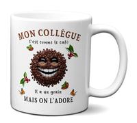 Tazza - Il mio college è come il caffè, ma lo adore, idea regalo aziendale, amico, lavoro, nuovo lavoro