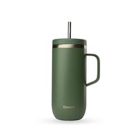 Tazza in acciaio inox isotermica con manico Qwetch Vert 600 ml