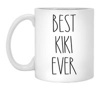 Tazza In Ceramica Best Kiki Ever Tazza Compleanno 330Ml | ceramica Mug Antimacchia Coffee Mug Per compleanno Ufficio Colazione
