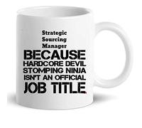 Tazza in Ceramica Best Strategic Sourcing Manager Strategic Sourcing Manager for Present Tazza in Porcellana Perfetto Mug Multi-Colour Coffee Mug per Ufficio Lavori Collega 330ML