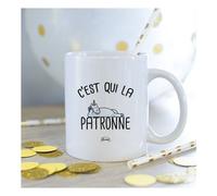 Tazza In Ceramica Bianca - CHI È LA PATRONNE