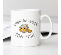 Tazza In Ceramica Bianca LASCIA PERDERE IL TUO PESCE