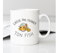 Tazza In Ceramica Bianca LASCIA PERDERE IL TUO PESCE