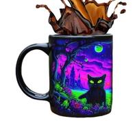 Tazza in ceramica caffè | Tazza Halloween per gli amanti degli animali e delle donne - per lavoro succhi amici adulti latte birra bambini uomini e donne
