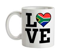 Tazza In Ceramica Con Bandiera Del Sudafrica - Capitale Del Paese Città Del Capo