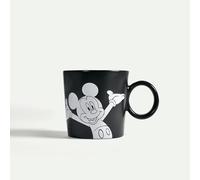 Tazza in ceramica con licenza ufficiale Disney - Mickey & Friends 32 cl - Tazza in gres porcellanato di alta qualità con motivo Disney in confezione regalo (nero)