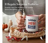 Tazza in Ceramica con Manico per Microonde Termocromatica - per Amici | per