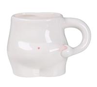 Tazza in ceramica con pancia grassa, divertente tazza da caffè con manico a braccio, contenitore per acqua, tazza per la colazione con pancia grassa, tazza da tè per matrimoni, inaugurazione della