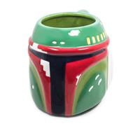 Tazza In Ceramica Con Scultura 3D Del Casco Di Boba Fett | Contiene 20 Once