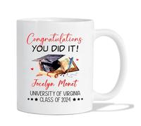 Tazza In Ceramica Congratulations You Did It White Per 330ML