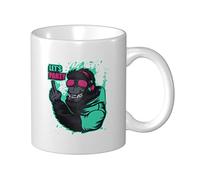 Tazza In Ceramica Cool Monkeys Let'S Party Thè Mug Uomini Personalizzato Tazza Colazione, Per Merenda, Office, Colazione, 330ml