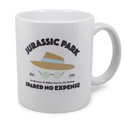 Tazza In Ceramica Di Jurassic Park "Non Ha Risparmiato Spese" | Contiene 11 Once
