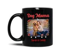 Tazza in Ceramica Dog Mama Tazzine da caffè Personalizzata Mug Divertente Tazza per Compleanno Natale Ufficio 330Ml