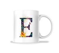 Tazza In Ceramica E First Initial Name Monogram Antimacchia Tazze Da Caffè In Ceramica Colorata Tazza In Porcellana Per Anniversario Fidanzata Quotidiano