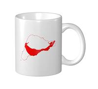 Tazza In Ceramica Flag Map Of Easter Island Tazze Di Caffee Con Manico Personalizzato Tazza Innamorati, Per The, Work, Bambini, 330ml