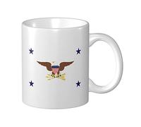 Tazza In Ceramica Flag Of The Inspector General For The U.S. Department Of Defense Latte Mug Con Manico Uomini Tazza Divertente, Per Merenda, Bambini, The, 330ml