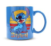 Tazza In Ceramica Glitter Di Disney Lilo & Stitch Al Tramonto | Contiene 20 Once