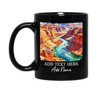 Tazza In Ceramica Grand Canyon National Park Black Per 330ML