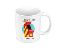 Tazza in ceramica I Don't Age I Level Up Videogiochi Retro Gaming