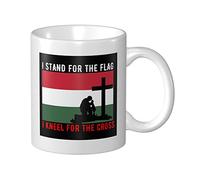 Tazza In Ceramica I Stand For The Hungary Flag And I Kneel Tazze Di Caffee Donne Personalizzato Tazza Innamorati, Per Colazione, Bambini, Home, 330ml