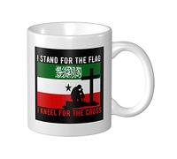 Tazza In Ceramica I Stand For The Somaliland Flag And I Kneel Tazze Di Caffee Donne Con Manico Tazza Innamorati, Per Work, Bambini, Colazione, 330ml