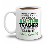 Tazza In Ceramica I Would Be A Math Teacher White Per 330ML