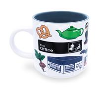 Tazza In Ceramica Icone Della Serie The Office | Contiene 13 Once