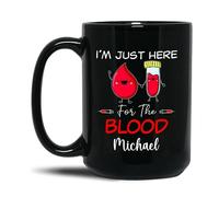 Tazza In Ceramica I'M Just Here For The Blood Black Per 330ML
