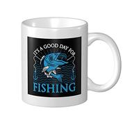 Tazza In Ceramica It'S A Good Day To Go Fishing Tazze Caffè Personalizzato Con Manico Tazza Colazione, Per Office, Home, Bambini, 330ml