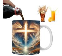 Tazza in ceramica per latte, con motivo "Hope Sunshine", per colazione e tè, tazza da caffè freddo, decorazione per la casa e