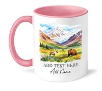 Tazza In Ceramica Personalized Denali National Park Per 330ML