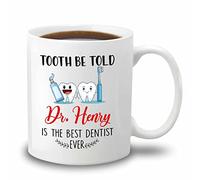 Tazza In Ceramica Personalized The Best Dentist White Per 330ML