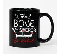 Tazza In Ceramica Personalized The Bone Whisperer Black Per 330ML