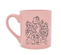 Tazza In Ceramica Resistente Alla Cera Rosa Disney Princess | Contiene 14 Once