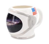 Tazza In Ceramica Sculptata 3D Con Casco NASA | Contiene 20 Once