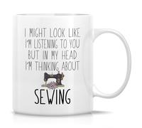 Tazza In Ceramica Sewing Lover Resistenti Tazze Mug Statement Tazza In Porcellana Per Thè Latte Moglie