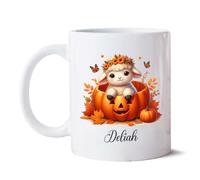 Tazza in Ceramica Sheep Autumn White Tazza Personalizzata Coffee Mug Divertente Mug Uomo Donna per Natale Ufficio 330Ml