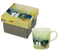 Tazza in ceramica stampata Moomin design (collina) altezza 9 cm 300 ml Made i...
