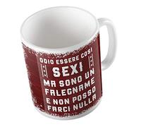 Tazza in Ceramica - Tazza Mestieri - Odio essere così S**y ma sono un Falegname e non posso farci nulla - Tazza Idea Regalo - Gadget Idee Regalo